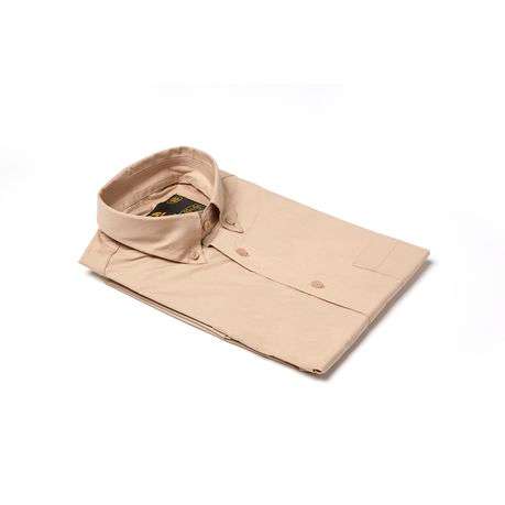 Dromex 100% Cotton Long Sleeve Formal Shirt - Stone - XL - Dromex 100% Cotton Long Sleeve Formal ...