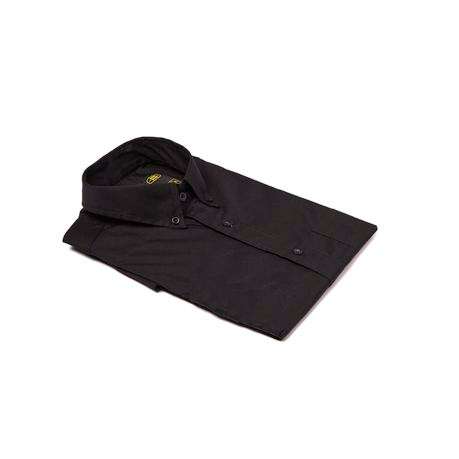 Dromex 100% Cotton Short Sleeve Formal Shirt - Black - 2XL - Dromex 100% Cotton Short Sleeve Form...