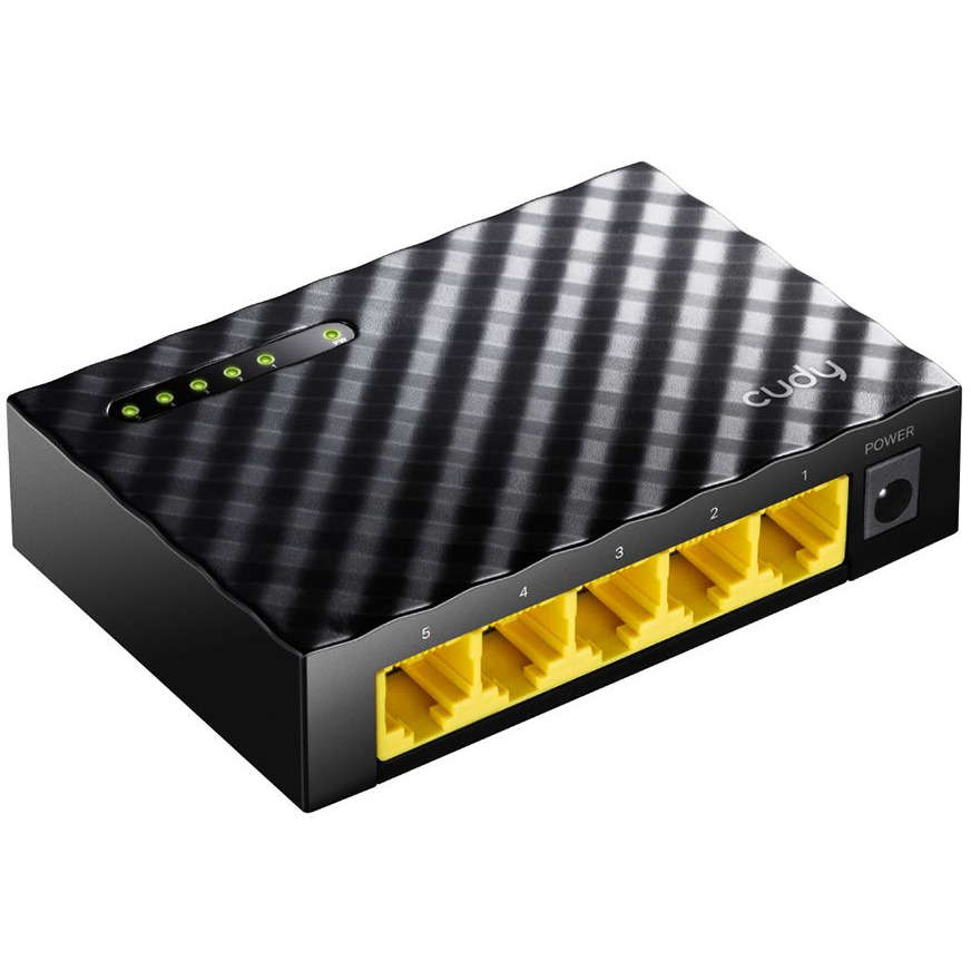 Cudy 5 Port Gigabit Desktop Switch | GS105D - Cudy 5 Port Gigabit Desktop Switch | GS105D