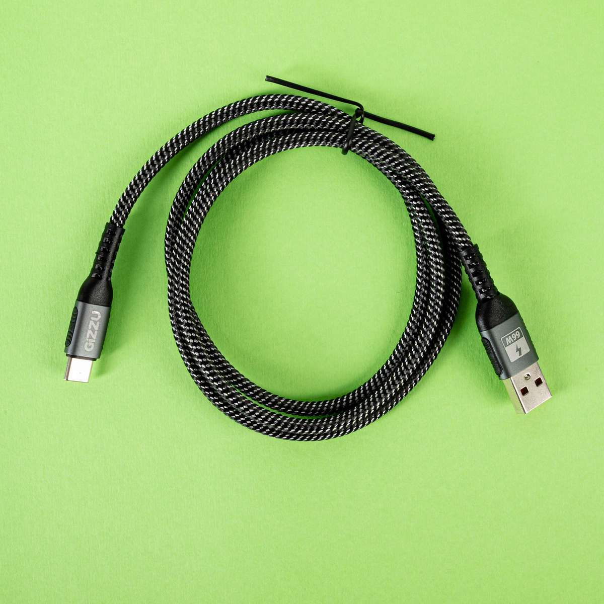 Gizzu - 66W 480Mbps USB to Type-C 2m Cable - Gizzu - 66W 480Mbps USB to Type-C 2m Cable