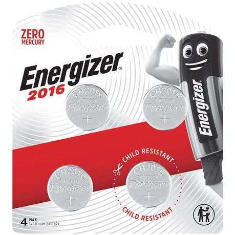 Energizer - 3v Lithium Coin CR2016 Card 4 - Energizer - 3v Lithium Coin CR2016 Card 4