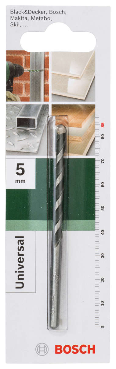 Bosch - CYL-4 Multi-purpose drill bit 5,0 mm, 85 mm - Bosch - CYL-4 Multi-purpose drill bit 5,0 m...