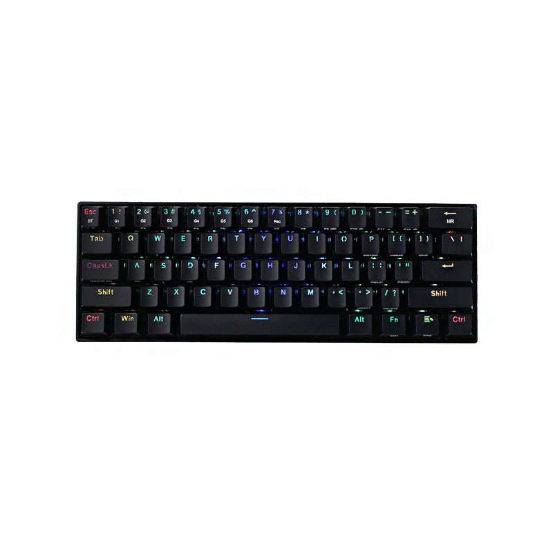 Redragon - Draconic PRO Mechanical 60% Wireless RGB Gaming Keyboard - Black - Redragon - Draconic...