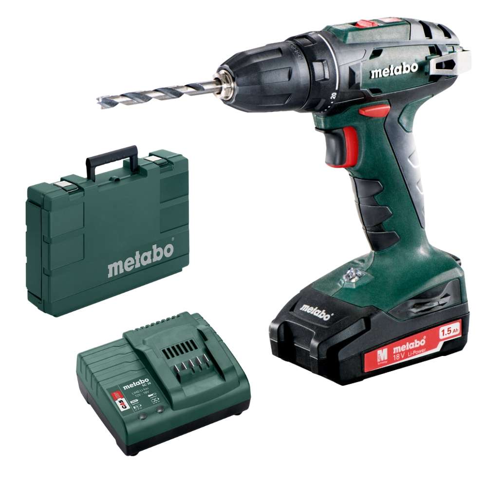 Metabo - Cordless Drill / Screwdriver BS 18 (602207970) - Metabo - Cordless Drill / Screwdriver B...
