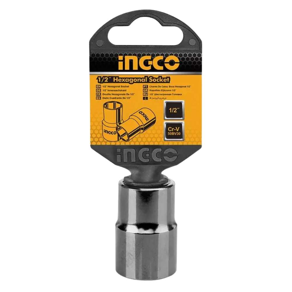 Ingco - HEX Socket - 1/2DR - 6PT - 11mm - Ingco - HEX Socket - 1/2DR - 6PT - 11mm