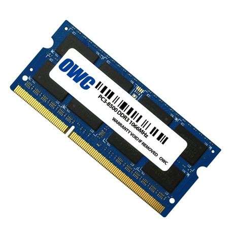 OWC - Mac 4GB DDR3 1066MHz SO-DIMM Memory Module | PC3-8500 - OWC - Mac 4GB DDR3 1066MHz SO-DIMM ...