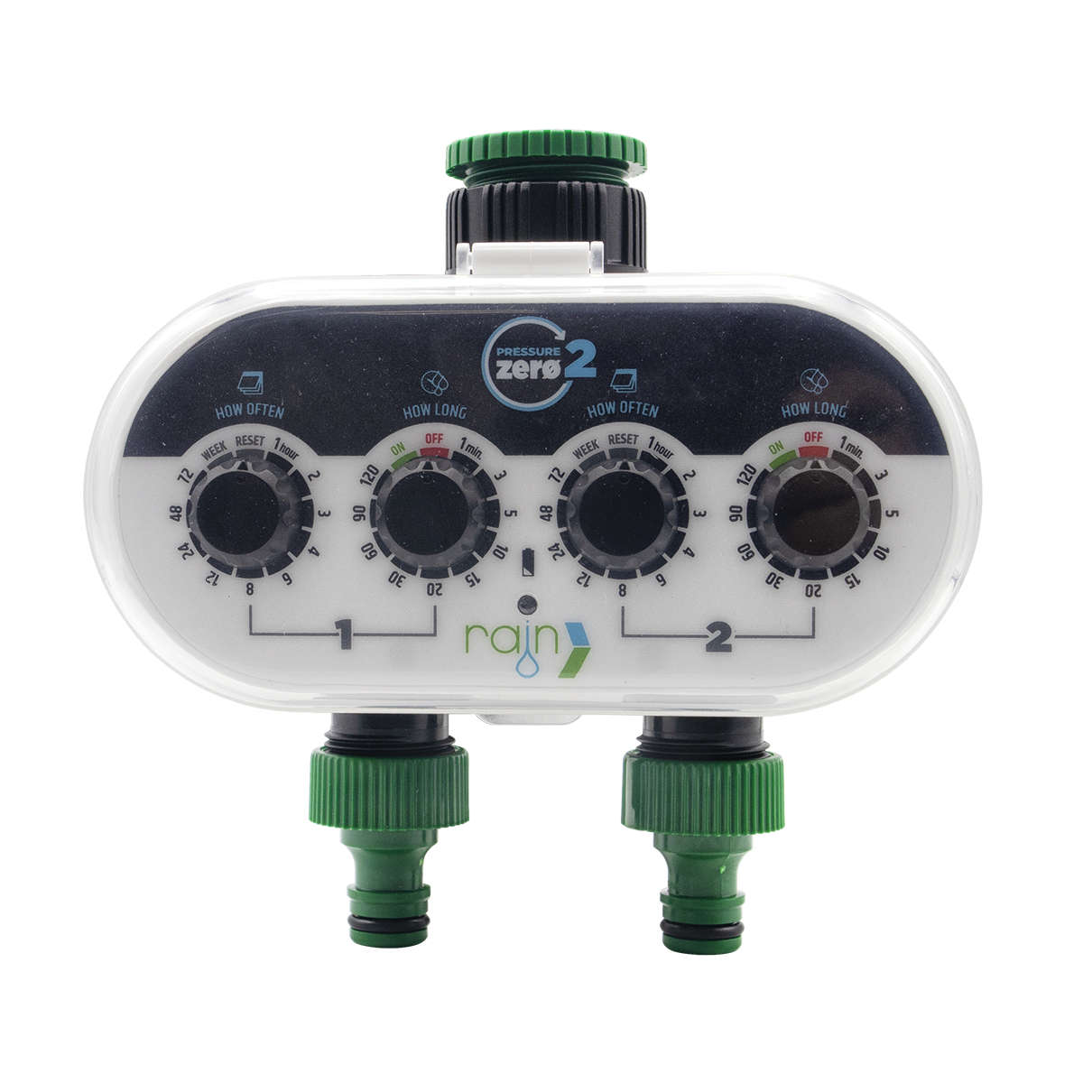 RAIN - Zero Pressure Tap Timer 2 Station - RAIN - Zero Pressure Tap Timer 2 Station