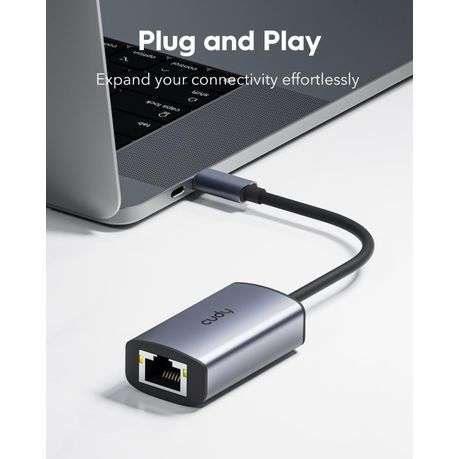 Cudy - UE10C USB Type-C to Gigabit Ethernet Adapter - Cudy - UE10C USB Type-C to Gigabit Ethernet...