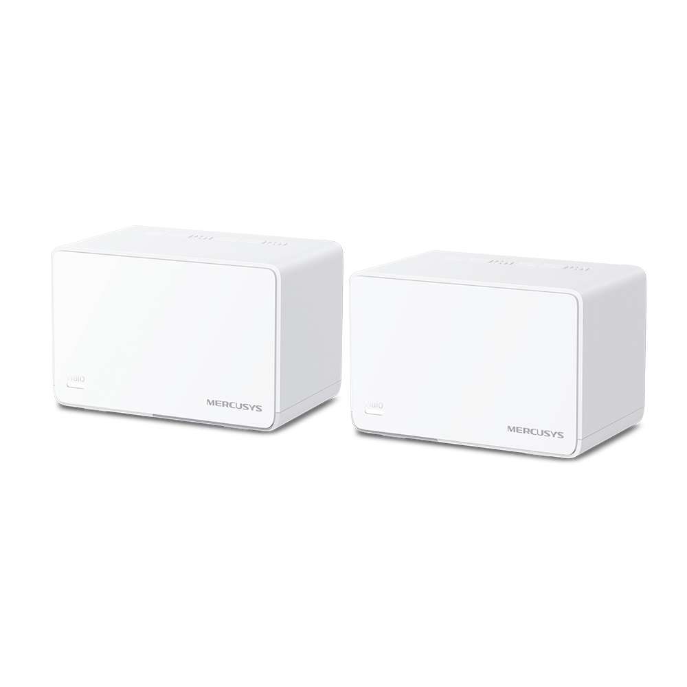 Tp-Link - Mercusys - Halo H80X(2-Pack) AX3000 WiFi 6 Mesh System - Tp-Link - Mercusys - Halo H80X...