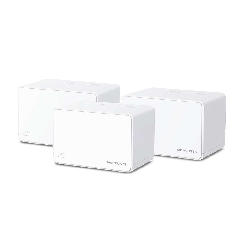 Tp-Link - Mercusys - Halo H80X(3-Pack) AX3000 WiFi 6 Mesh System - Tp-Link - Mercusys - Halo H80X...