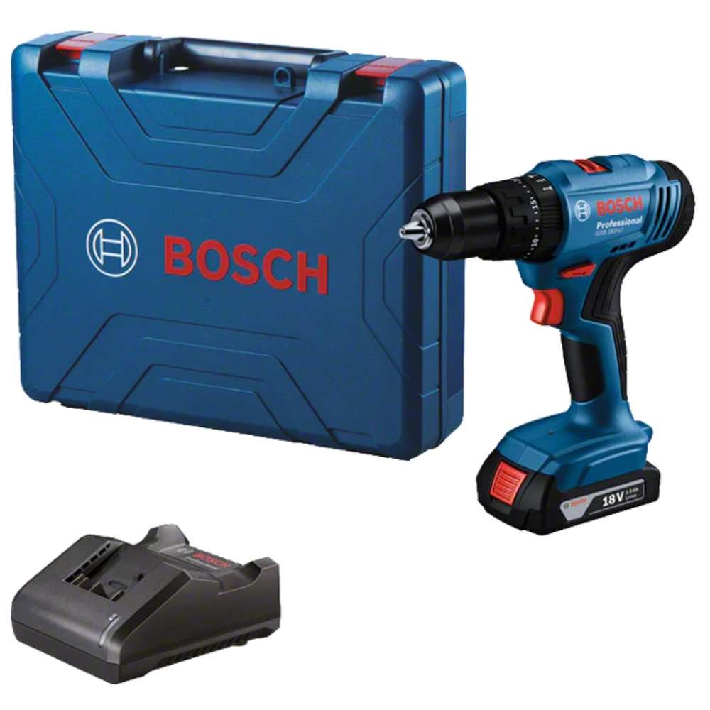 Bosch - Cordless Impact Drill / Driver GSB 183-LI with 1 Battery - Bosch - Cordless Impact Drill ...