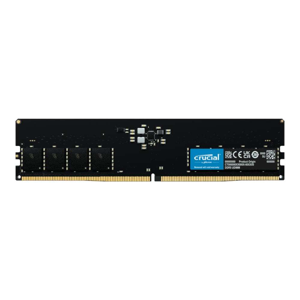 Crucial - 32GB DDR5 5600MHz UDIMM Memory Module - Crucial - 32GB DDR5 5600MHz UDIMM Memory Module
