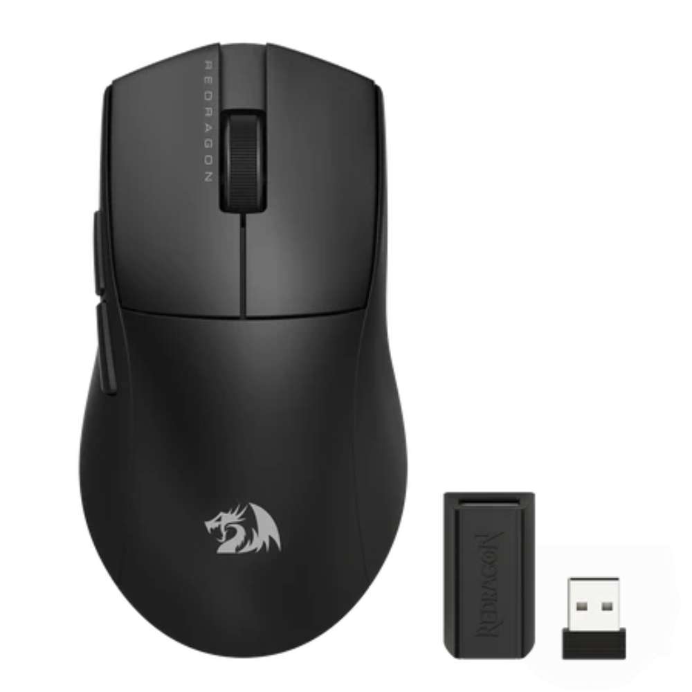 Redragon - M916 PRO 26000DPI 5-Button Wireless Gaming Mouse - Black - Black - Redragon - M916 PRO...