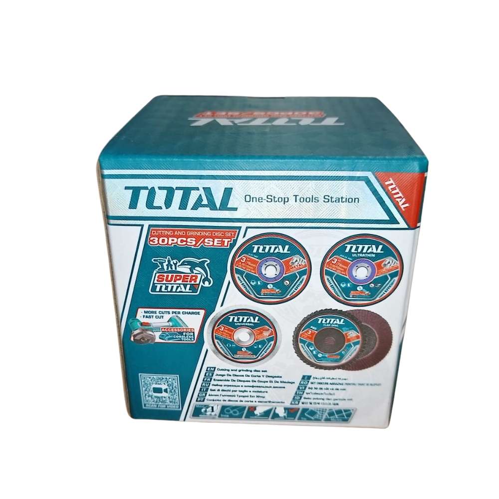 Total Tools - Mini Assorted Discs - 30 Piece - Total Tools - Mini Assorted Discs - 30 Piece