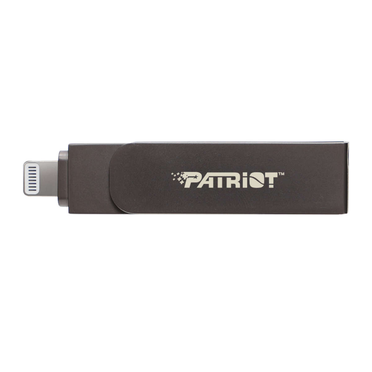 Patriot - iLuxe Stick C 256GB USB 3.2 GEN 1 Type C + Lightning Flash Drive - Black - Patriot - iL...