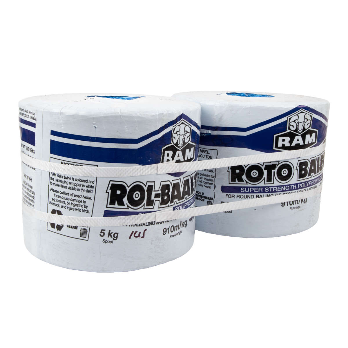RAM - Baler Twine Polypropylene RAM Blu 2X5kg - RAM - Baler Twine Polypropylene RAM Blu 2X5kg