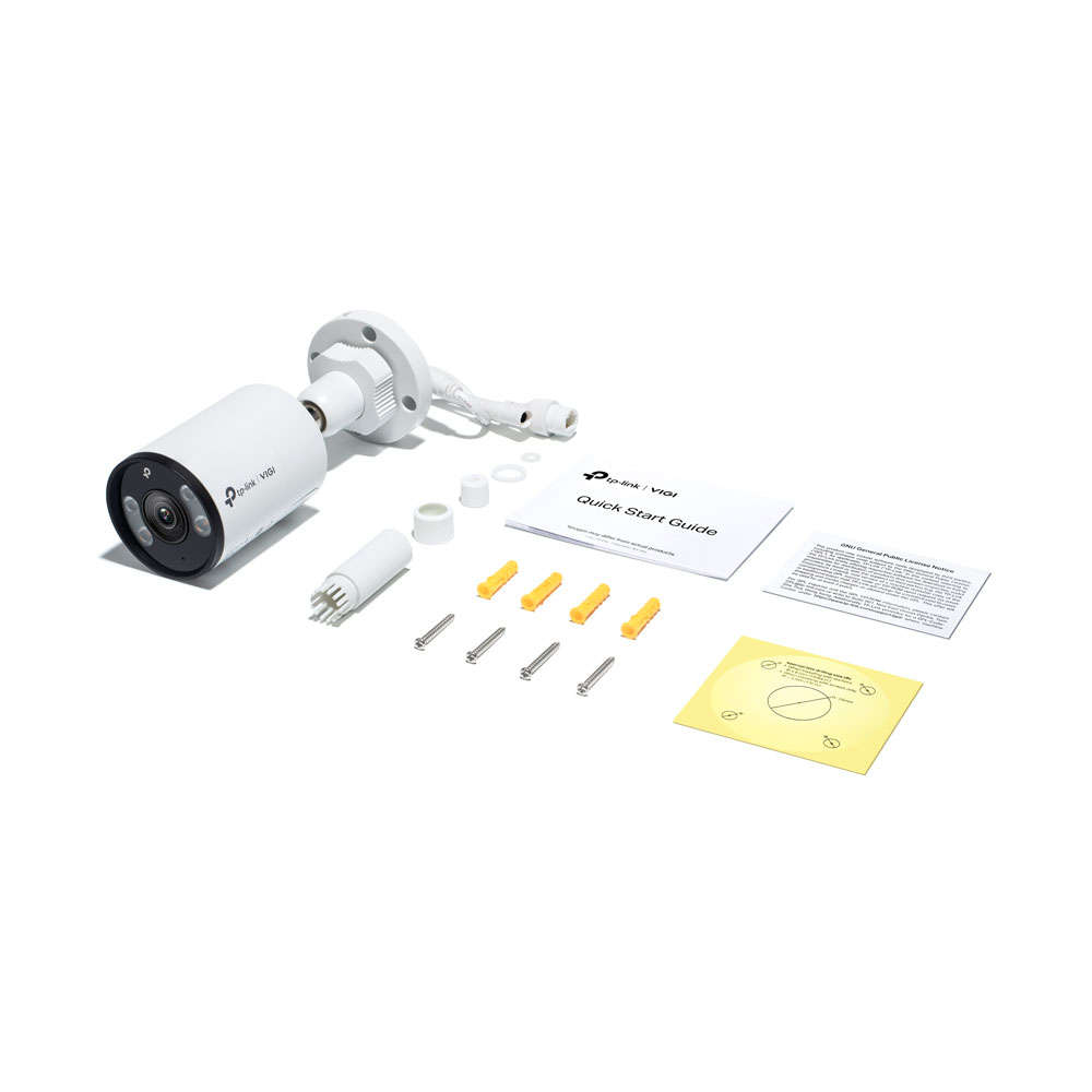 Tp-Link - Vigi Bullet IP Camera 5MP Full Color 2.8mm - Tp-Link - Vigi Bullet IP Camera 5MP Full C...