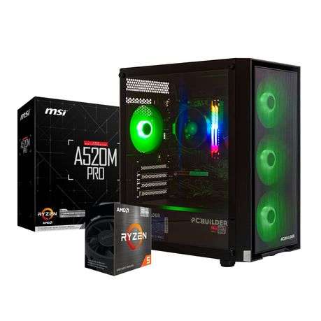 PCBuilder - Ryzen 5 5600GT Defender Windows 11 Gaming PC - PCBuilder - Ryzen 5 5600GT Defender Wi...