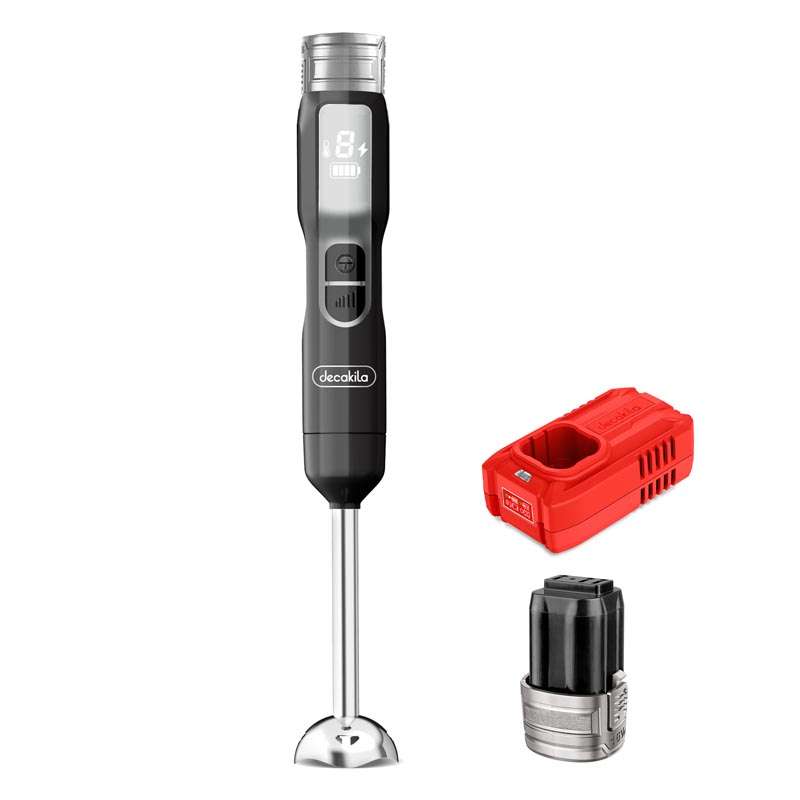 Decakila - 5 Speed Cordless Hand Blender with Battery and Charger - 16V - Decakila - 5 Speed Cord...