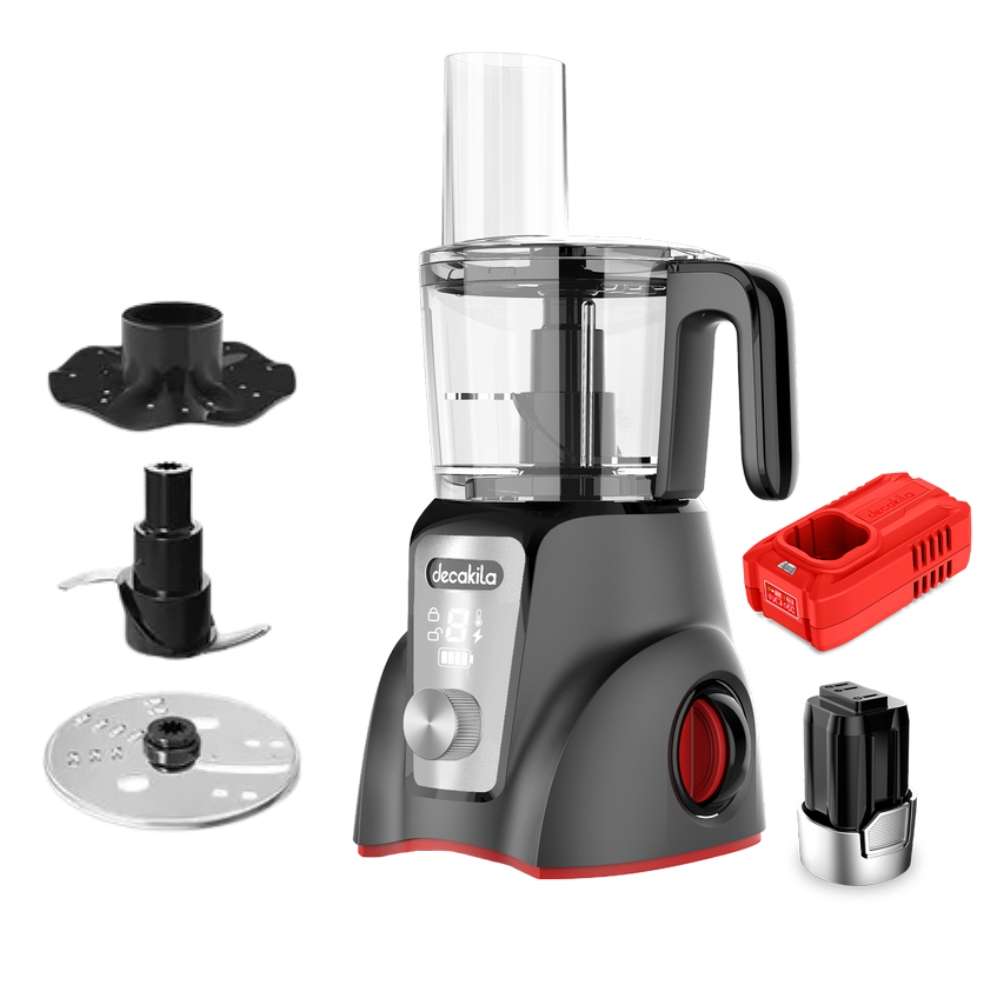 Decakila - Cordless Food Processor - Black - 1.25L - Decakila - Cordless Food Processor - Black -...