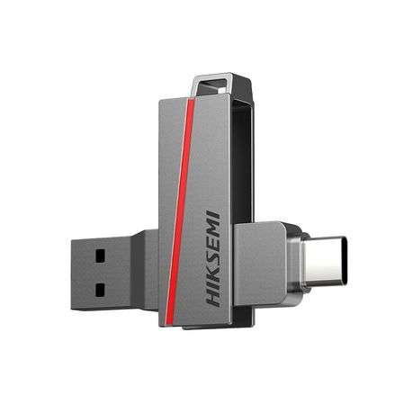 Hiksemi - Dual Slim 64GB USB3.2 Flash Drive - Hiksemi - Dual Slim 64GB USB3.2 Flash Drive