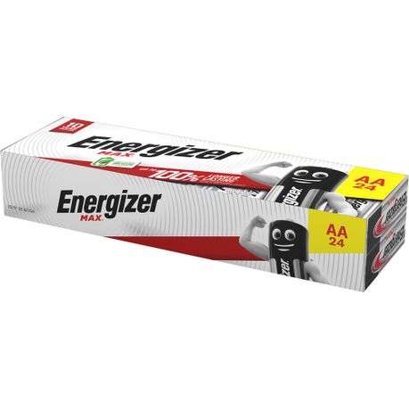 Energizer - 1.5v MAX Alkaline AA Battery Bulk Box of 24 - Energizer - 1.5v MAX Alkaline AA Batter...