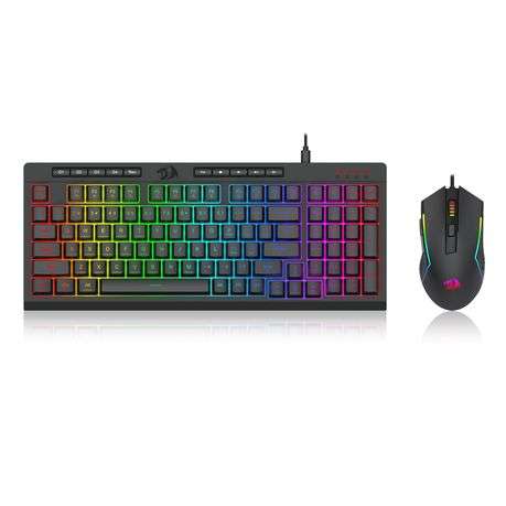 Redragon RYLO 6-Button 90% RGB Gaming Keyboard & Mouse Combo - Black - Redragon RYLO 6-Button 90%...