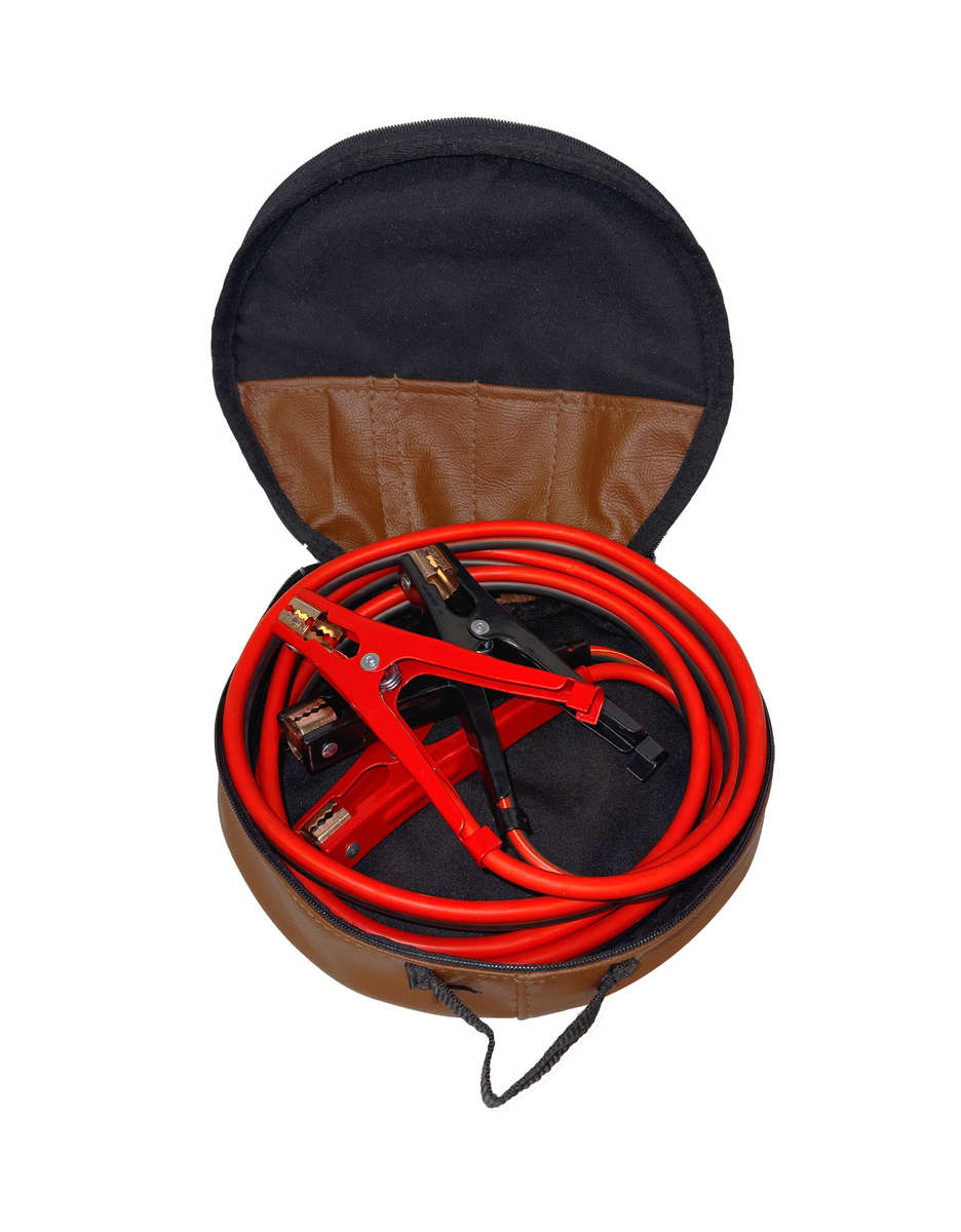 Mobi - Jack - Booster Cable 200amp 2.5m Leather - Mobi - Jack - Booster Cable 200amp 2.5m Leather