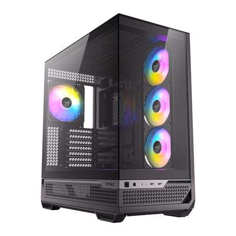 Antec - C7 ARGB E-ATX Mid Tower Gaming Chassis - Black - Antec - C7 ARGB E-ATX Mid Tower Gaming C...