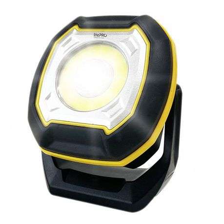 LitePro 10W Rechargeable Multifunction Work Light (800 Lumens) - Black - LitePro 10W Rechargeable...