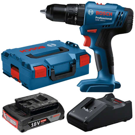 Bosch - Cordless Impact Drill / Driver Combo (GSB 183-LI) - Bosch - Cordless Impact Drill / Drive...