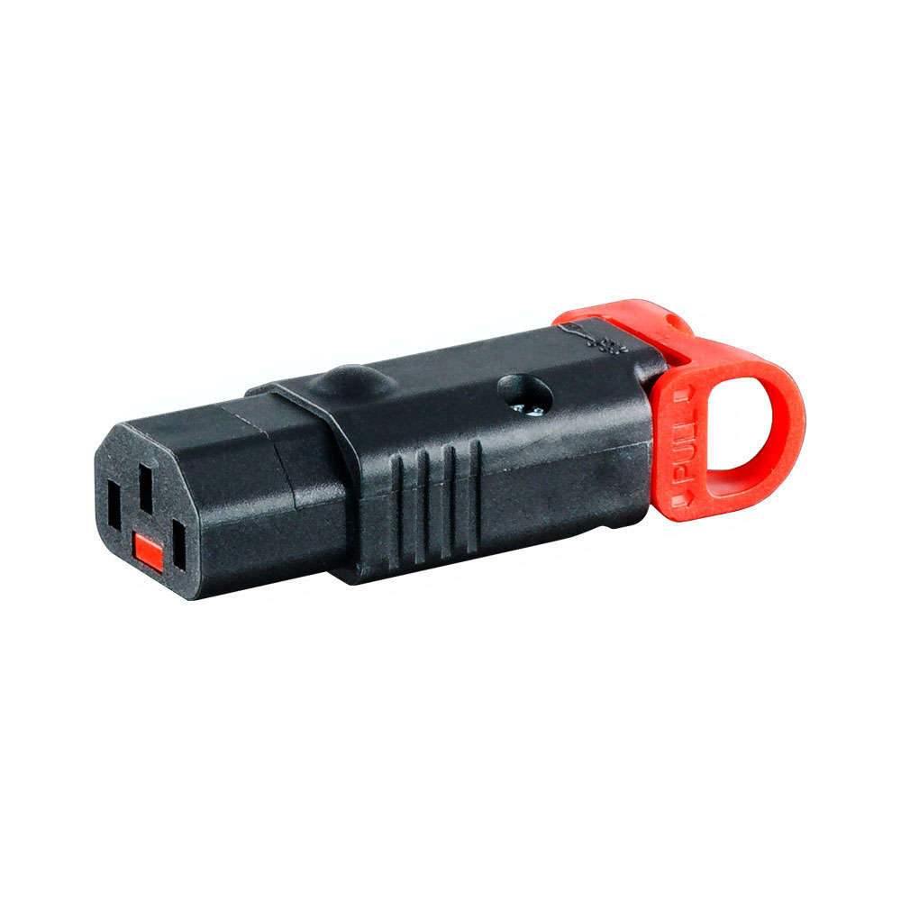 Scolmore - C13F Rewireable Lockable Iec + Lszh - Scolmore - C13F Rewireable Lockable Iec + Lszh
