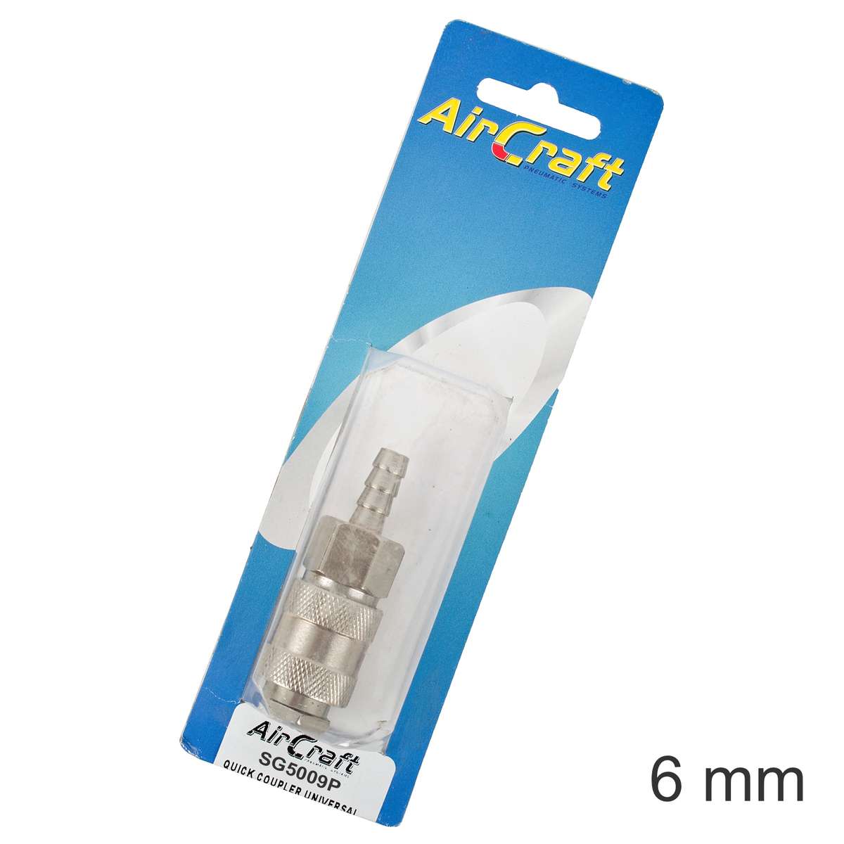 Air Craft - Quick Coupler Universal 6mm Hosetail 1Pc Pack - Air Craft - Quick Coupler Universal 6...