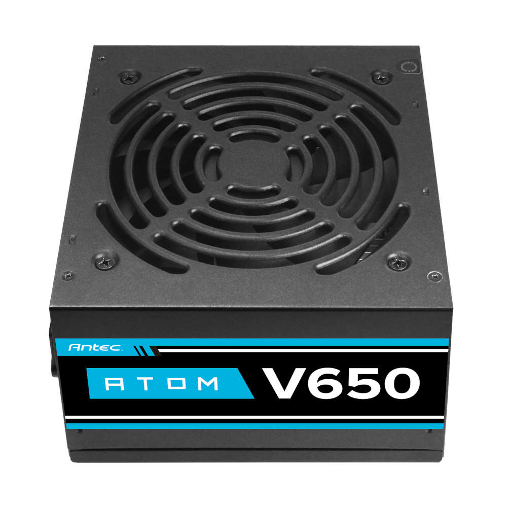 Antec - Atom V650 Non-Modular Power Supply - Antec - Atom V650 Non-Modular Power Supply
