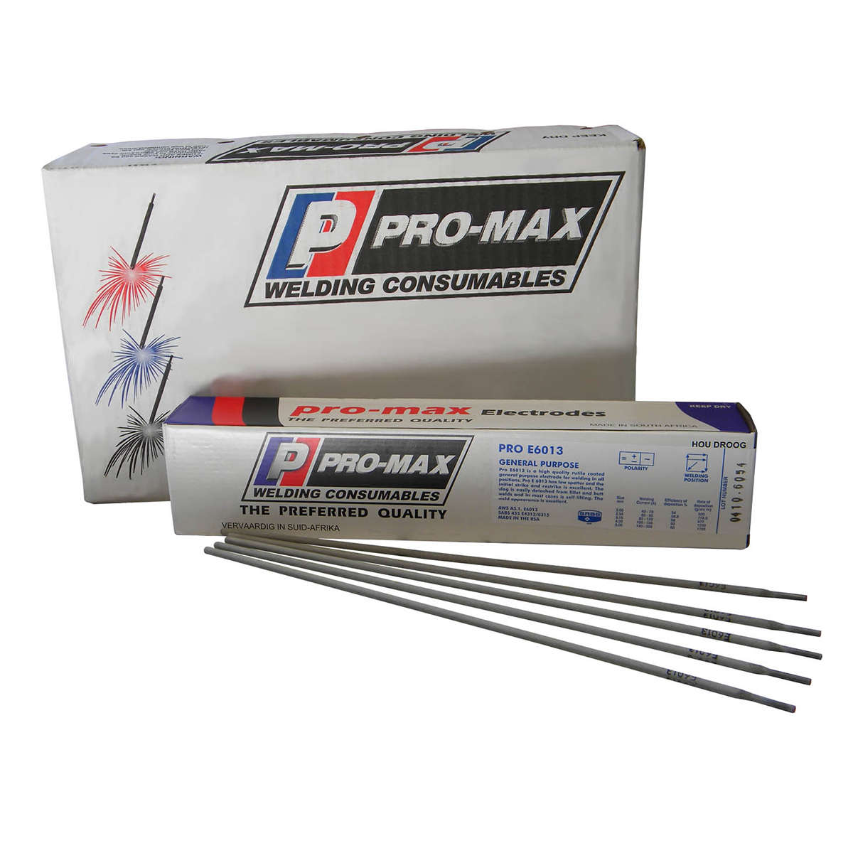 PROMAX - E6013 Welding Electrode 3.2mm X 5kg Box - PROMAX - E6013 Welding Electrode 3.2mm X 5kg Box