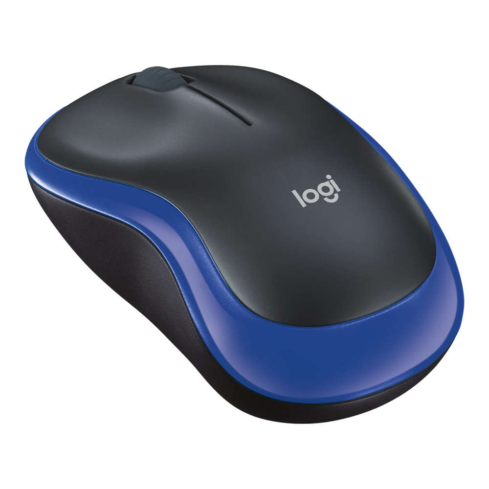 Logitech - M185 Wireless Mouse - Blue (910-002236) - Logitech - M185 Wireless Mouse - Blue (910-0...