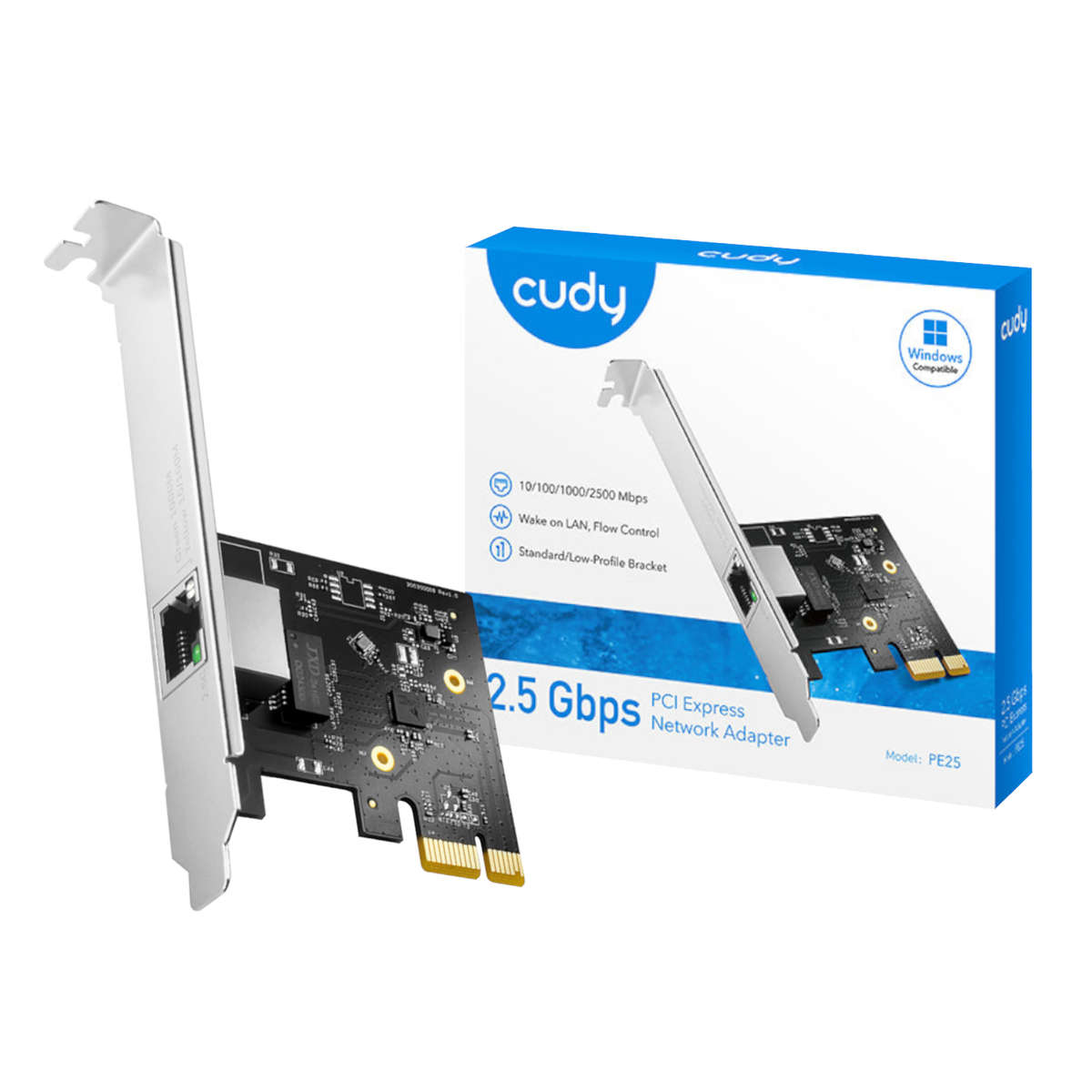 Cudy - 2.5Gbps PCI Express Network Adapter - Cudy - 2.5Gbps PCI Express Network Adapter