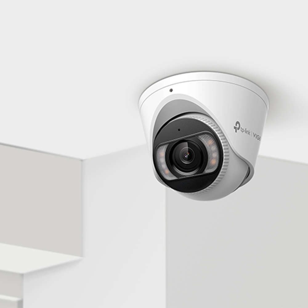 Tp-Link - Vigi Insight S455 5MP Full-Colour Turret Network Camera - Tp-Link - Vigi Insight S455 5...