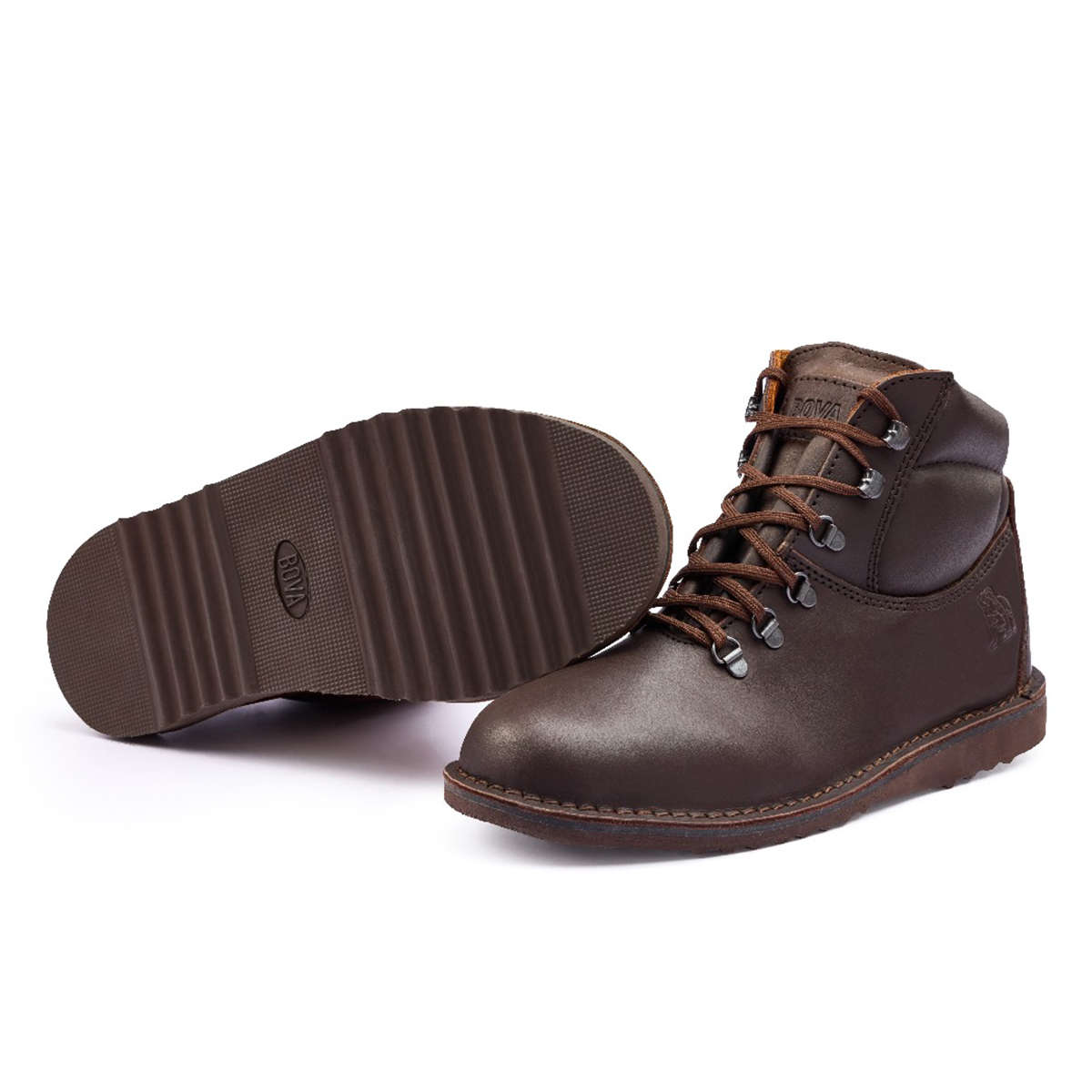 BOVA - Scout Boot Lace Up Chocalate Size 5 - BOVA - Scout Boot Lace Up Chocalate Size 5