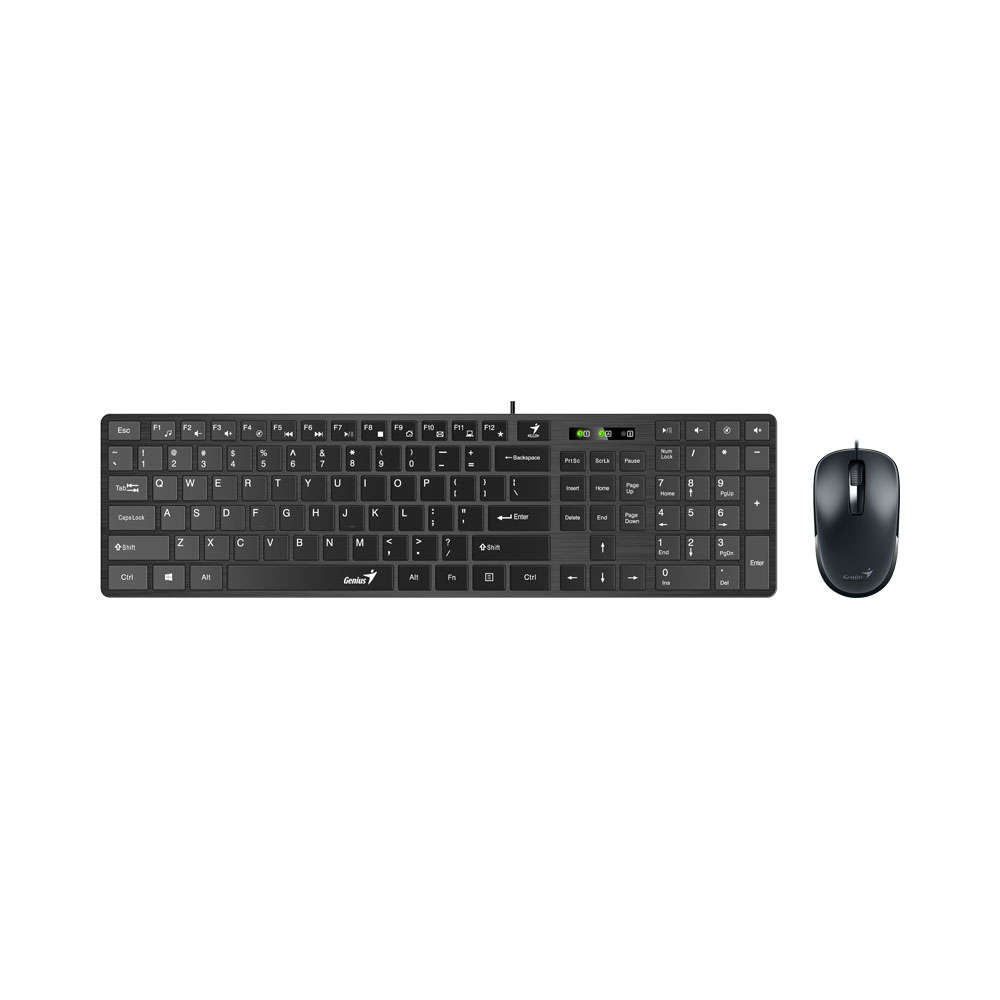 Genius - SlimStar C126 Keyboard and Mouse - Genius - SlimStar C126 Keyboard and Mouse