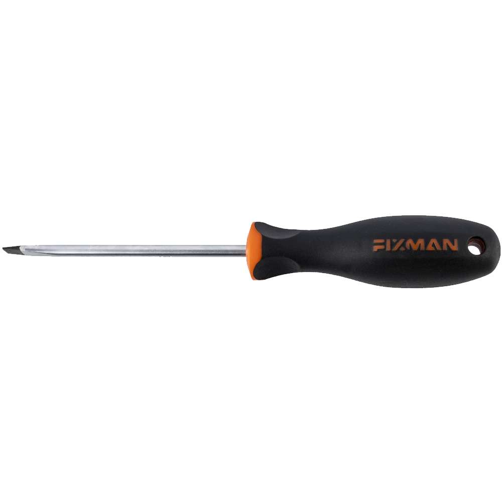 FIXMAN - S/Driver Slotted 5.5X1X100mm Crv With Ergonomic Handle - FIXMAN - S/Driver Slotted 5.5X1...