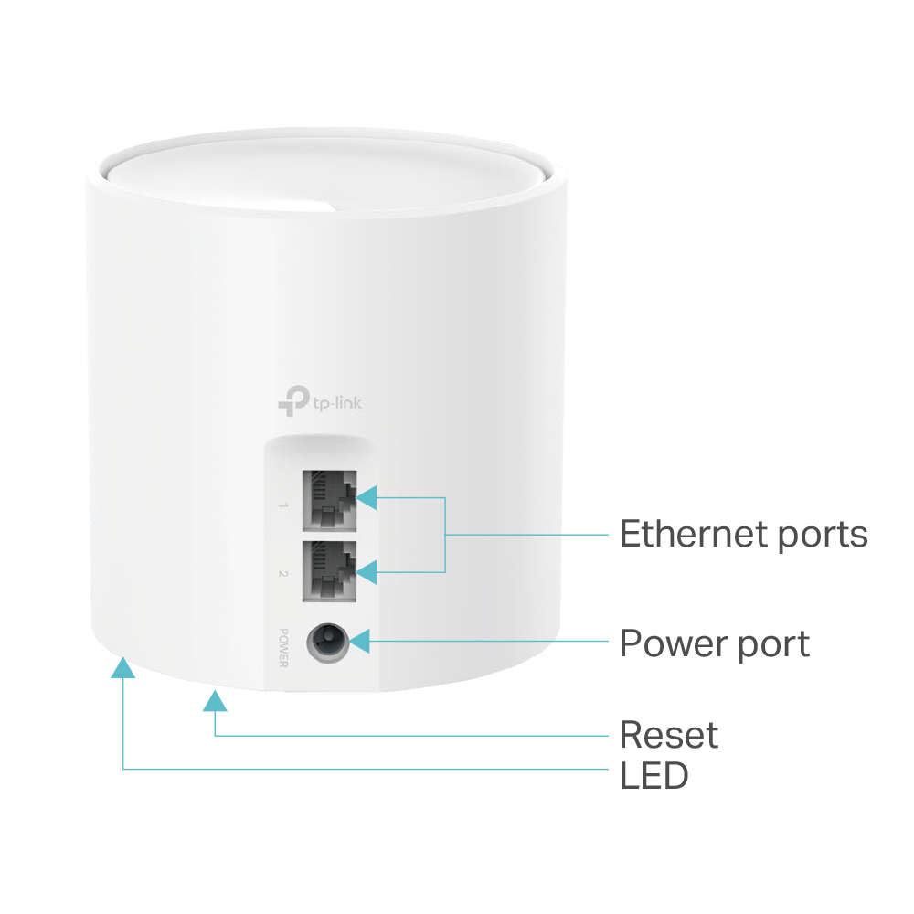 Tp-Link - Deco X10 (2 Pack) AX1500 Mesh Wi-Fi 6, Whole Home Coverage, Control - Tp-Link - Deco X1...