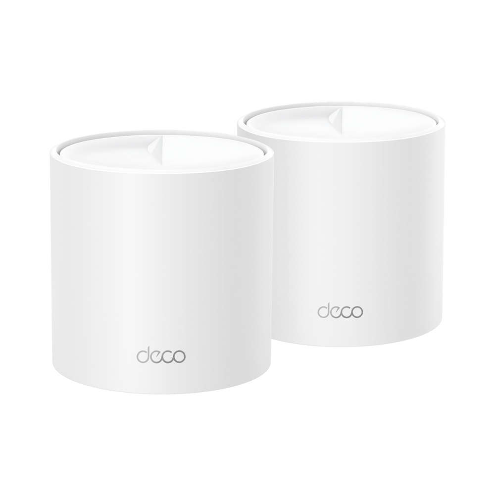 Tp-Link - Deco X10 (2 Pack) AX1500 Mesh Wi-Fi 6, Whole Home Coverage, Control - Tp-Link - Deco X1...