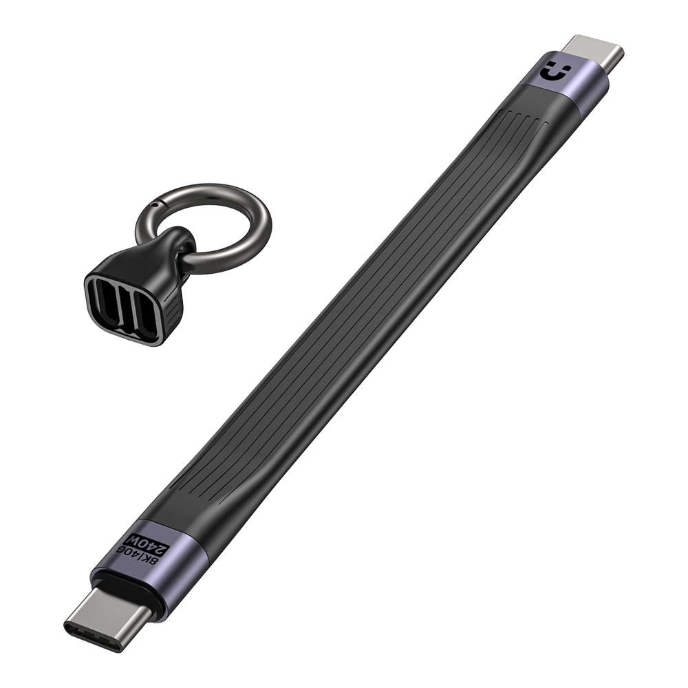 Unitek - C14179A 13cm Usb4.0 USB Type-C Keychain Cable - 240W Pd, 40Gbps, 8K @60Hz - Unitek - C14...