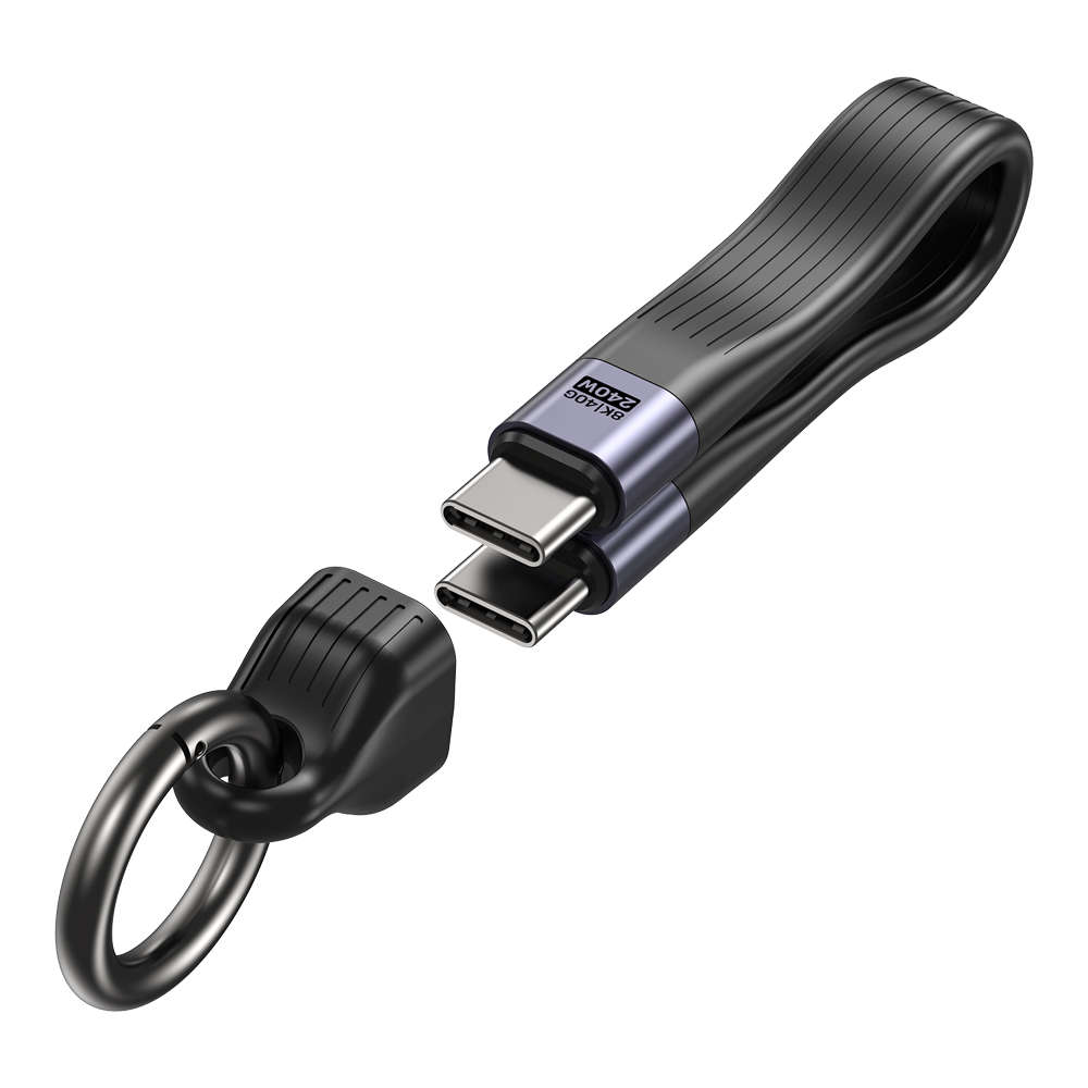 Unitek - C14179A 13cm Usb4.0 USB Type-C Keychain Cable - 240W Pd, 40Gbps, 8K @60Hz - Unitek - C14...