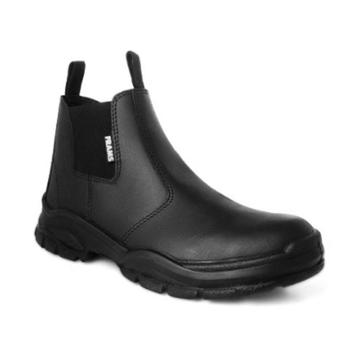 FRAMS - Chelsea Black Safety Boot Stc Size 5 - FRAMS - Chelsea Black Safety Boot Stc Size 5