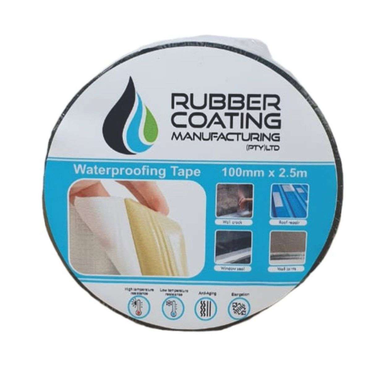RCM - Waterproofing Tape 100mm X 2.5M - RCM - Waterproofing Tape 100mm X 2.5M
