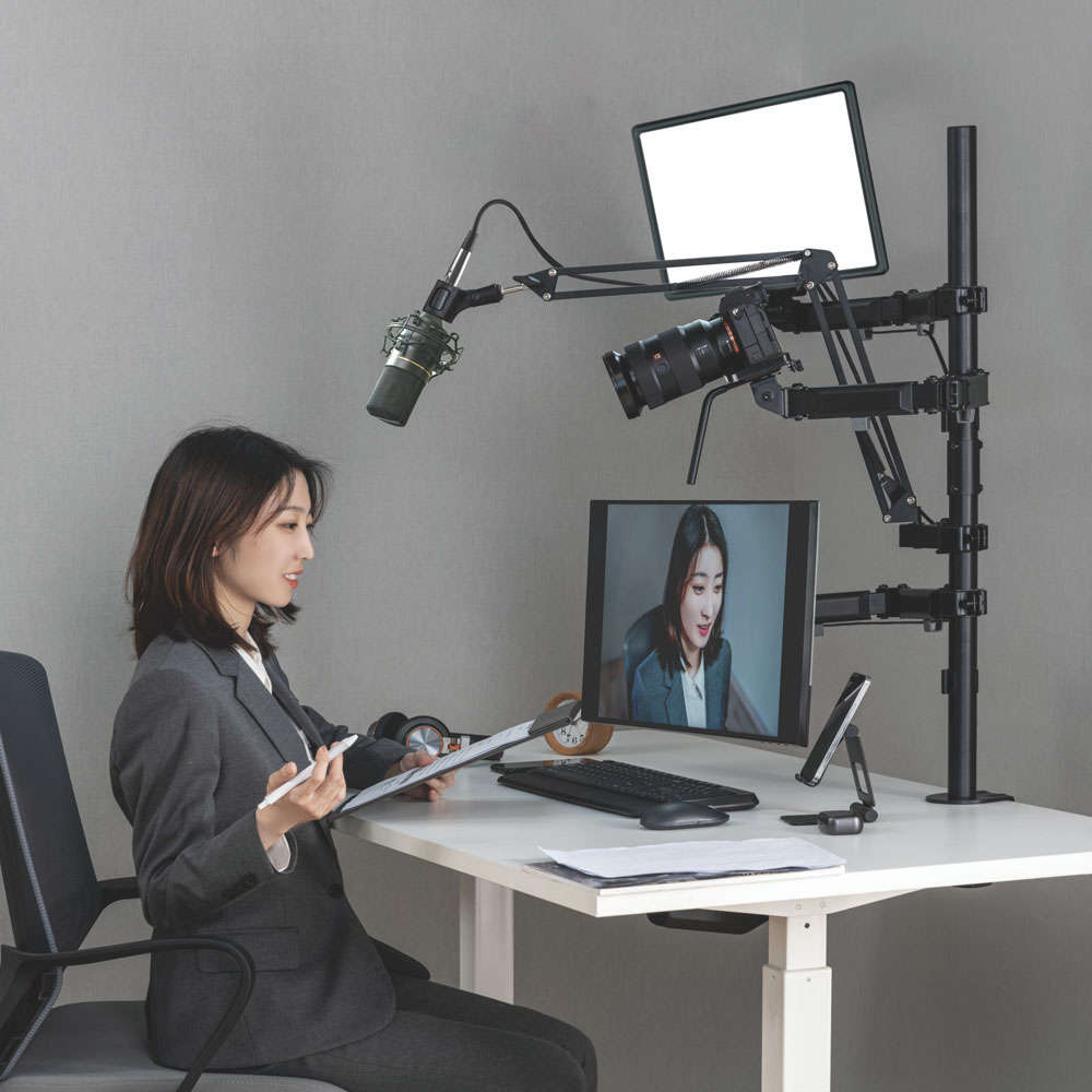 LinkQnet - Bracket 17-32 Dual Monitor All In Studio Setup...* - LinkQnet - Bracket 17-32 Dual Mon...