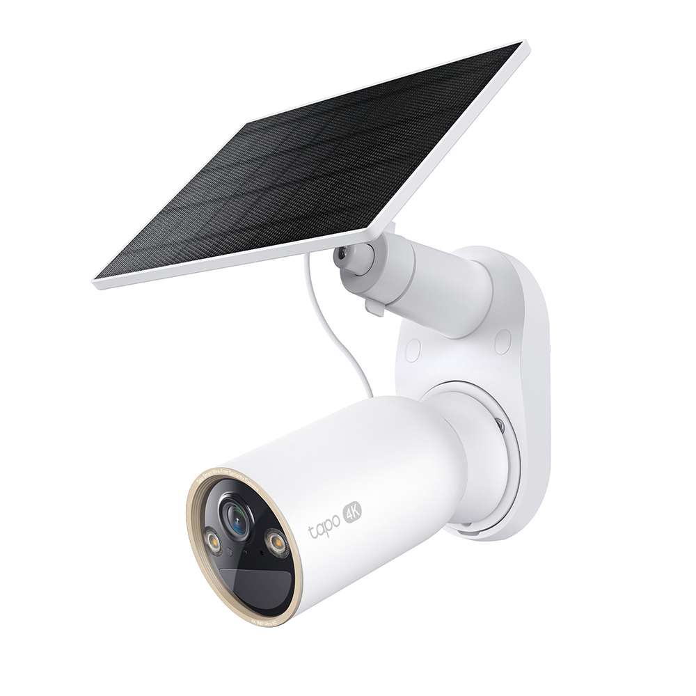 Tp-Link - Tapo 4K 8MP Camera & Solar Panel - Tp-Link - Tapo 4K 8MP Camera & Solar Panel