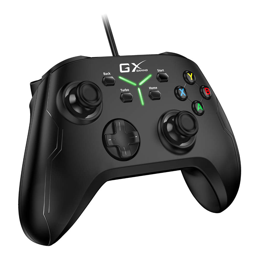Genius - Maxfire Gx-21Uv 1.8M USB Wired Gamepad With Dual Vibration - Genius - Maxfire Gx-21Uv 1....